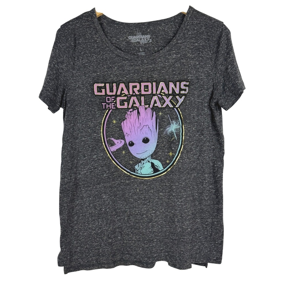 Marvel Guardians of the Galaxy Vol. 2 Baby Groot Graphic Tee Shirt Size L